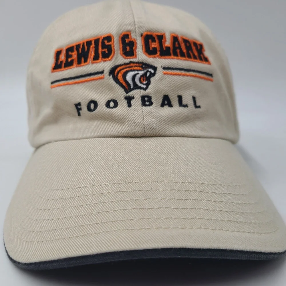 Lewis & Clark Pioneers Hat Strapback Beige NCAA Football College‎ River Otters